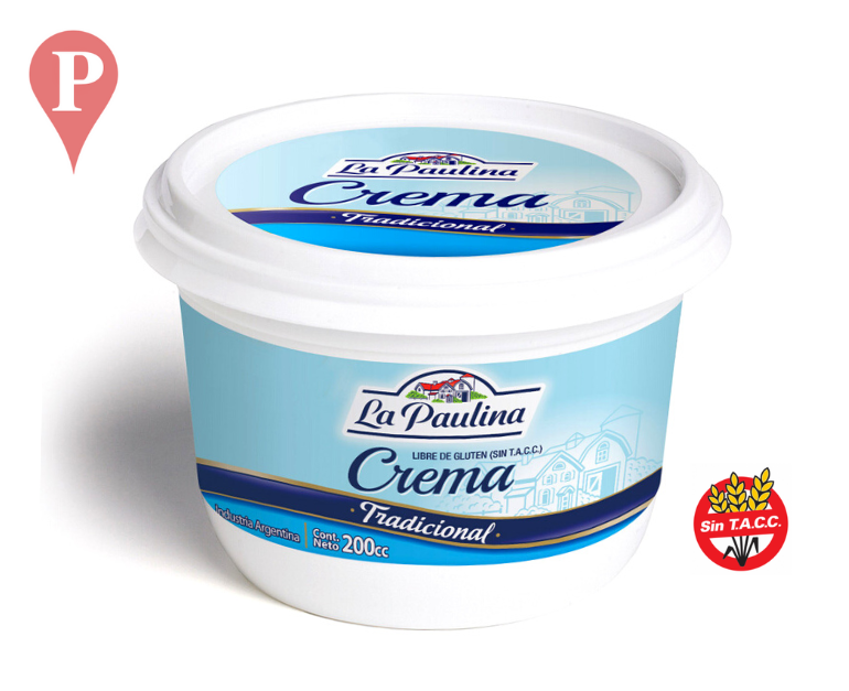 CREMA DE LECHE LA PAULINA POTE X 200 ML.