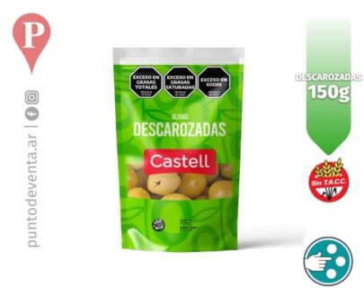 Aceitunas Verdes Descarozadas Castell 150g - puntodeventa.ar