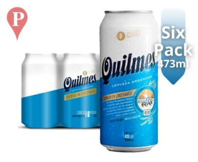 Cerveza Quilmes Lata 473ml x6