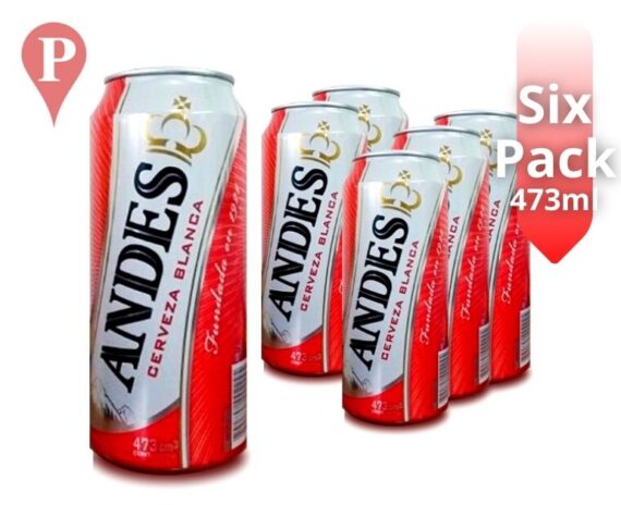 Cerveza Andes Lata 473ml Six Pack