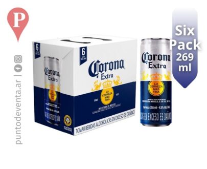 Cerveza Corona Lata 260ml Six Pack