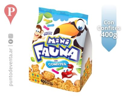 Galletitas Surtido Mini Fauna con Confites 400g