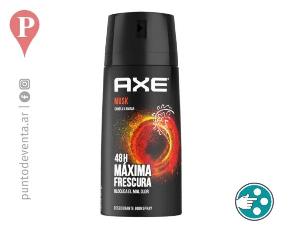 Desodorante Axe Máxima Frescura Musk 150ml