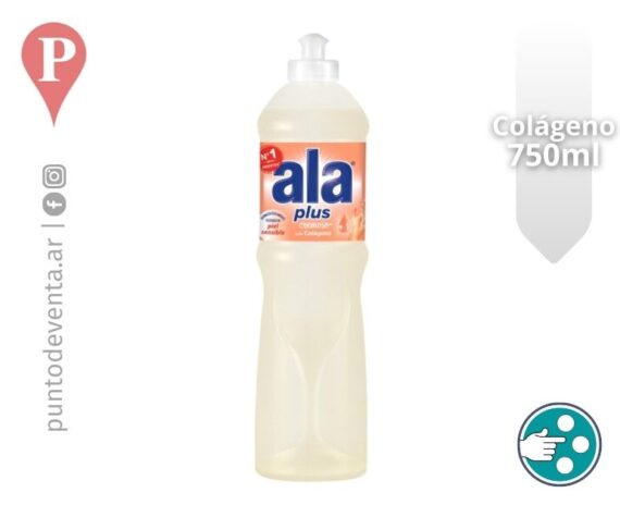 Detergente Ala Plus Colágeno 750ml