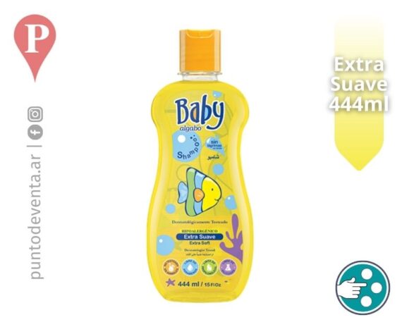 Shampoo Hipoalergénico Algabo Baby Extra Suave 444ml
