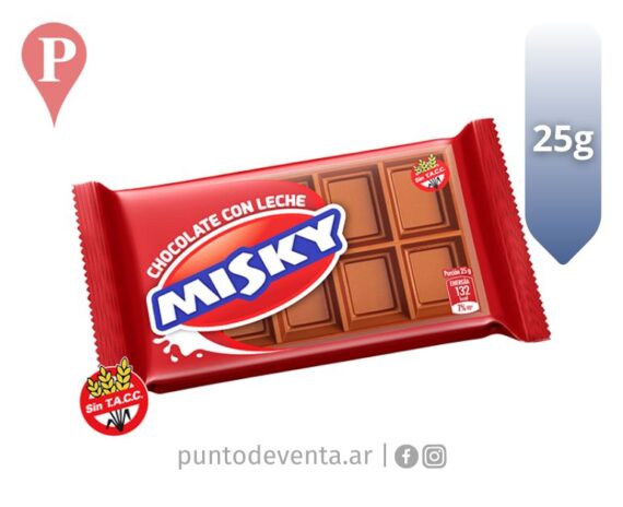 Chocolate Misky 25g Punto De Venta