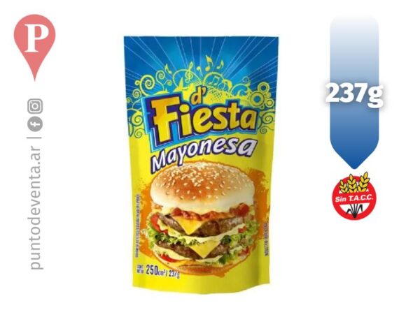 Aderezo Mayonesa Danica d' Fiesta 237g - puntodeventa.ar