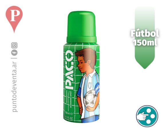 Desodorante Paco Futbol 150ml - puntodeventa.ar