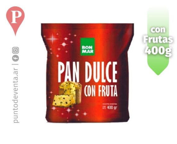 Pan Dulce Bon Mar con Frutas 400g - puntodeventa.ar