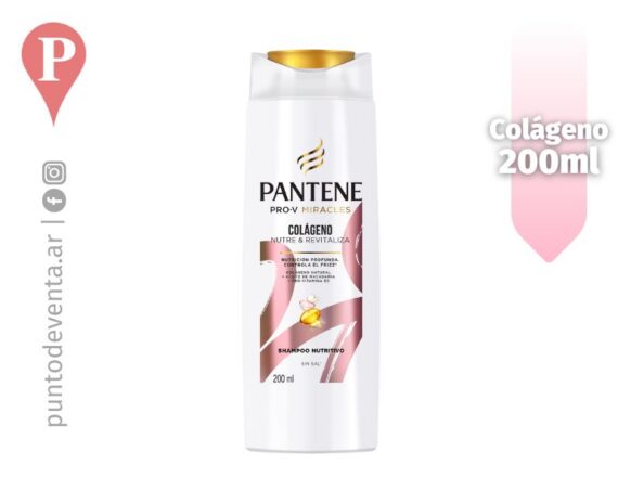 Shampoo Pantene Colageno 200ml - puntodeventa.ar