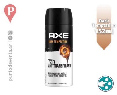 Desodorante Antitranspirante Axe Dark Temptation 152ml - puntodeventa.ar