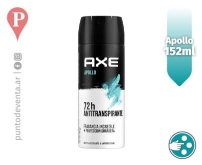 Desodorante Antitranspirante Axe Apollo 152ml - puntodeventa.ar