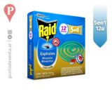 Insecticida Espirales para Mosquitos Raid 12u - puntodeventa.ar