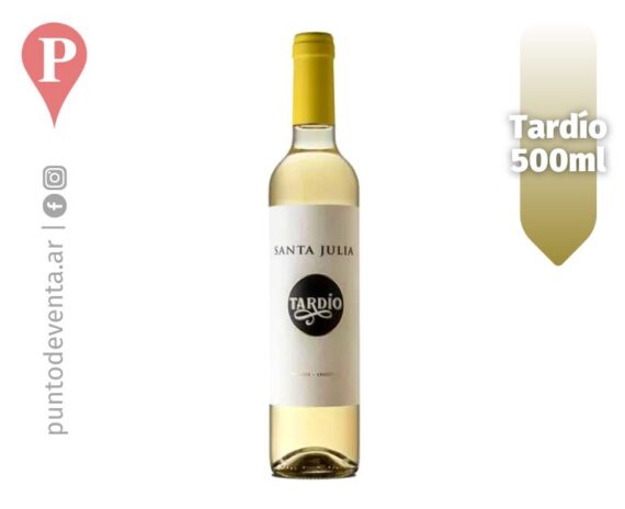Vino Blanco Dulce Santa Julia Tardío 500ml - puntodeventa.ar