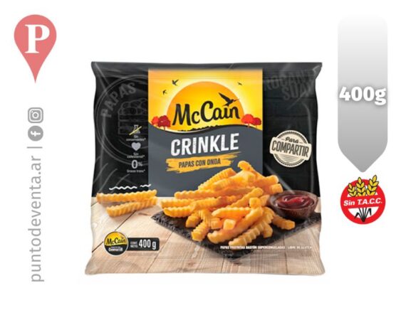 Papas Mc Cain Crinkle 400g - puntodeventa.ar