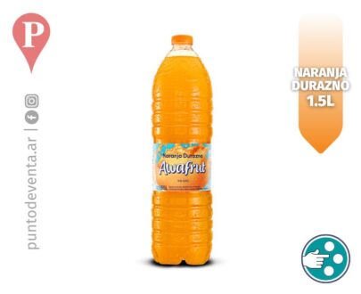Agua Saborizada Awafrut Naranja Durazno 1.5l - puntodeventa.ar