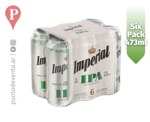 Cerveza Imperial Ipa 473ml x6 - puntodeventa.ar