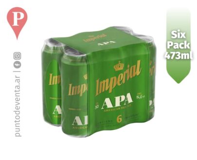 Cerveza Imperial Apa 473ml x6 - puntodeventa.ar