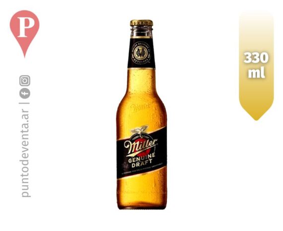Cerveza Miller Genuine Draft Porrón 330ml - puntodeventa.ar