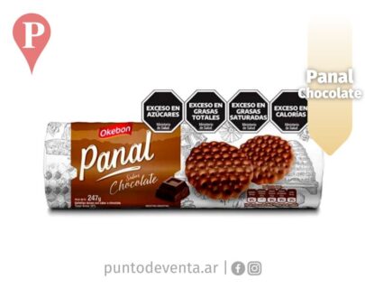 Galletitas Okebon Panal Chocolate 247g - puntodeventa.ar
