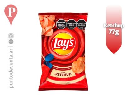 Papas Fritas Lays Ketchup 77g - puntodeventa.ar