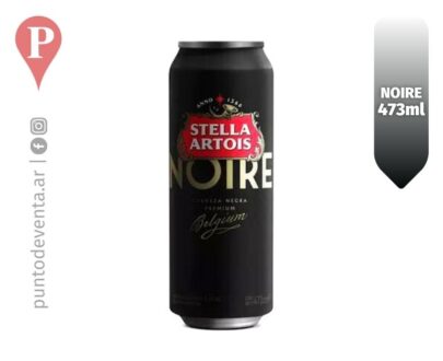 Cerveza Stella Noir Lata 473ml - puntodeventa.ar