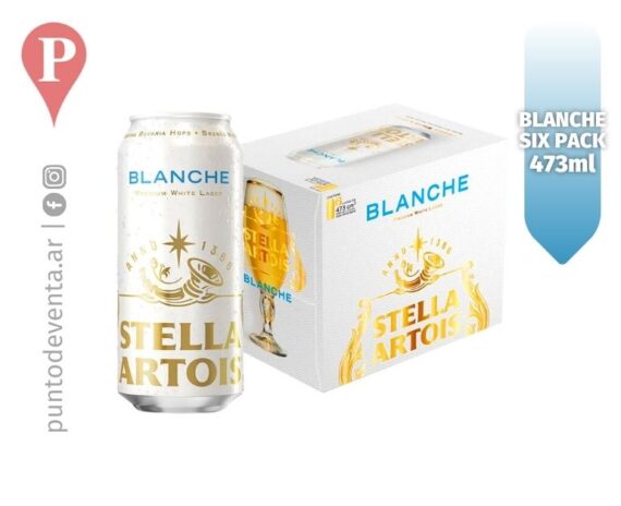 Cerveza Stella Blanche Lata 473ml x6 - puntodeventa.ar