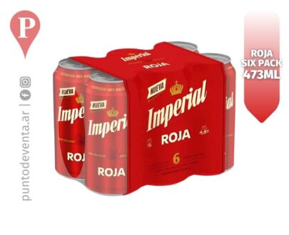 Cerveza Imperial Roja 473ml x6 - puntodeventa.ar