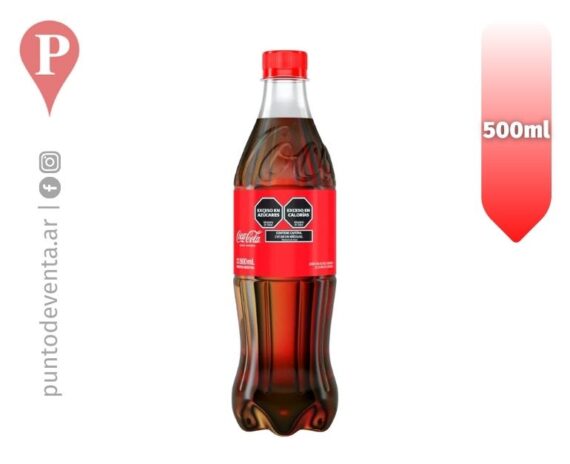 Gaseosa Descartable Coca Cola Original 500ml - puntodeventa.ar