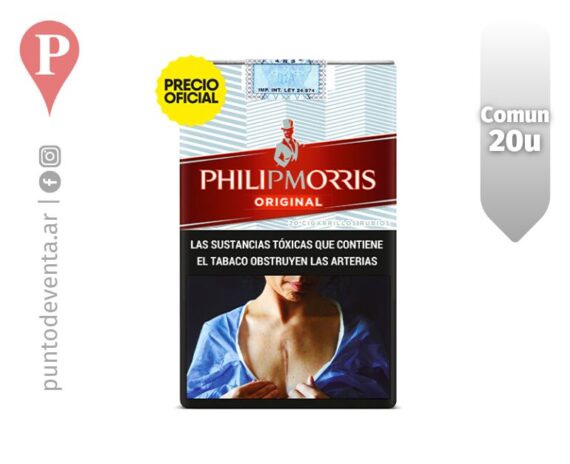 Cigarrillos Philip Morris Comun 20u - puntodeventa.ar