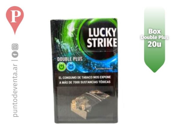Cigarrillos Lucky Strike Convertible Doble Plus 20u - puntodeventa.ar