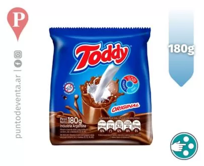 Chocolate Polvo Toddy 180g - puntodeventa.ar